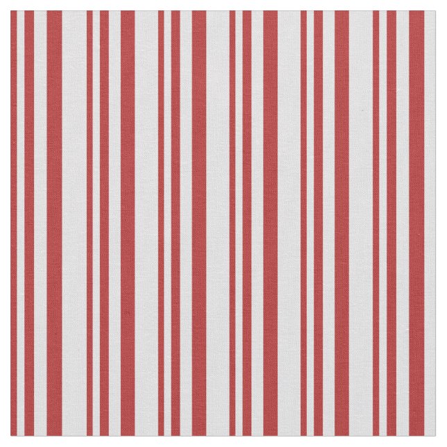 Red and Lavender Coloured Stripes Pattern Fabric (Close Up)