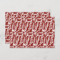 Red and orange abstract shapes blend and overlap a