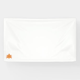 red and orange colour illustration Vinyl Banner
