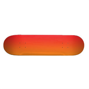 Red And Orange Ombre Skateboard