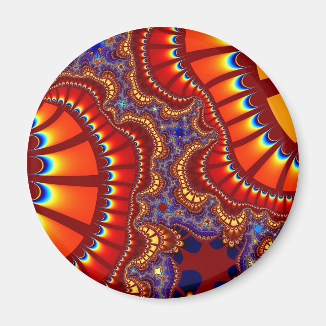 Red and Orange Remix Magnet (Front)