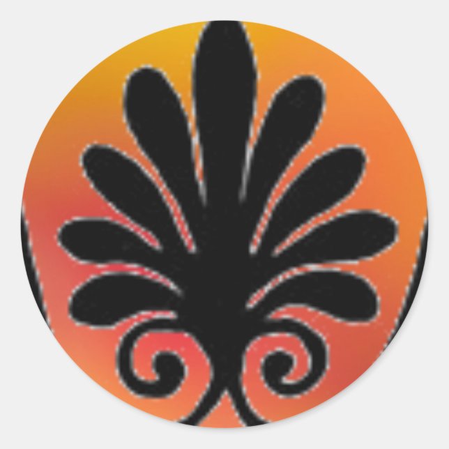 Red and Orange Sticker (Front)