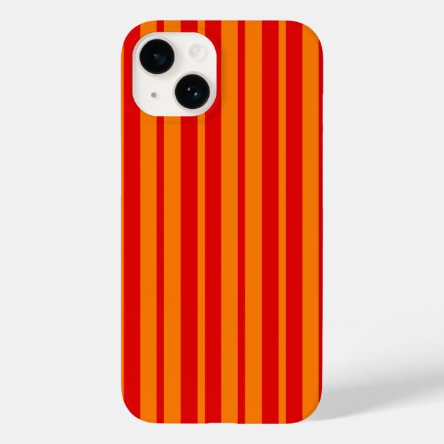 Red and Orange Stripes Design  Case-Mate iPhone Case (Back)