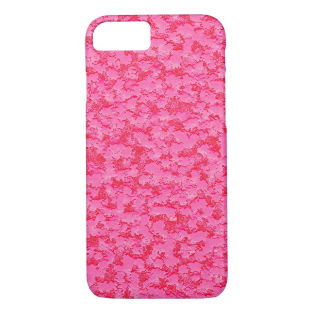 Red and Pink Abstract Berries Case-Mate iPhone Case (Back)