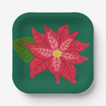 Red and Pink Christmas Poinsettia