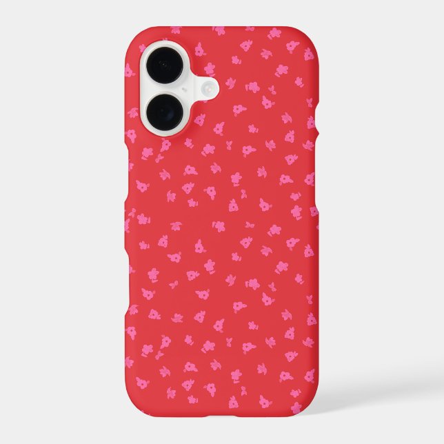 Red and Pink Ditsy Floral (Back)