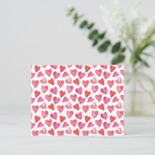 Red And Pink Heart Cute Hearts Love Friends Card