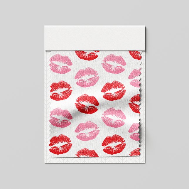 Red and Pink Lips, Pattern Of Lips, Lipstick, Kiss Fabric (Creator Uploaded)