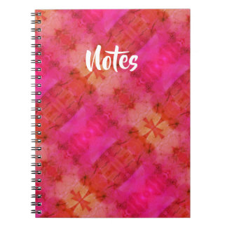 Red And Pink  Notebook