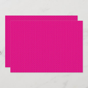 Red and pink polka dot wrapping paper with evenly invitation