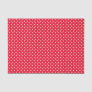 Red and Pink Polka Dots Tissue Paper