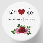 Red and Pink Roses Wedding