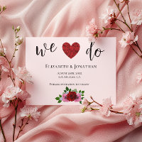 Red and Pink Roses Wedding