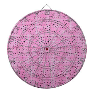 red and pink sieve ,dot black Metal Cage Dartboard