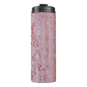 Red and Pink Splotches Thermal Tumbler