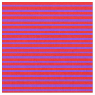 Red and Purple Coloured Striped Pattern Fabric