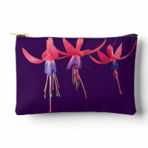 Red and purple flowers