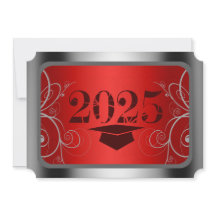 Red and Silver Frame Graduation