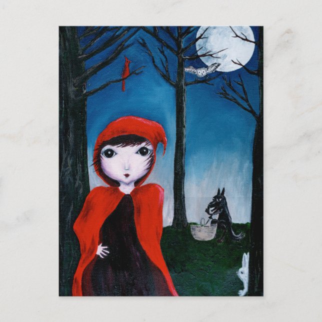Red and the muffin thief 1 postcard (Front)