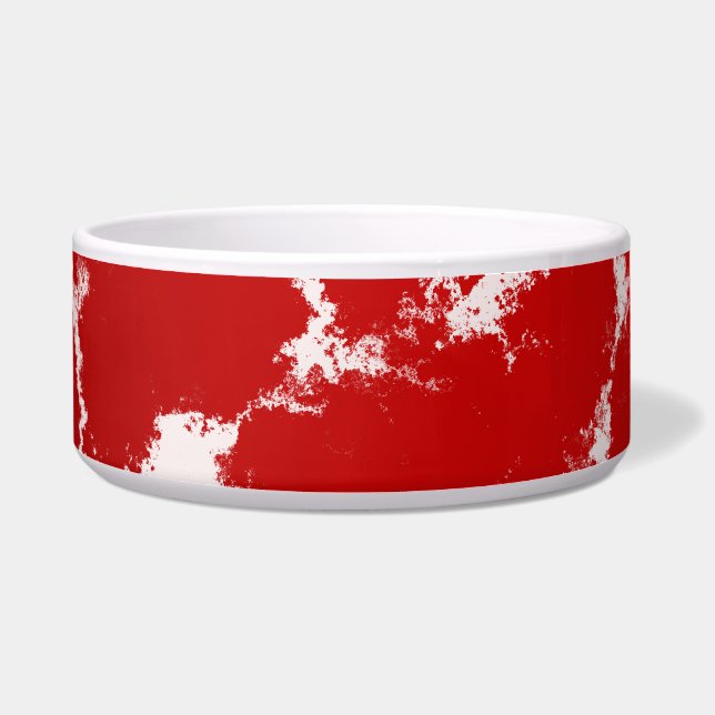 Red and White Abstract (Front)