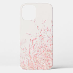RED AND WHITE ABSTRACT PAINTING iPhone 12 CASE