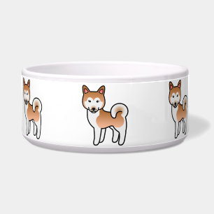 Red And White Alaskan Malamute Dog Illustration
