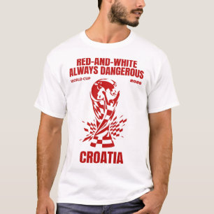 Red-and-White Always Dangerous T-Shirt
