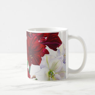 Red and White Amaryllis 2008 Coffee Mug