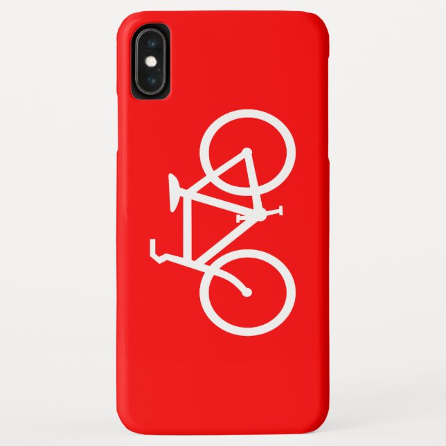 Red and White Bike Case-Mate iPhone Case (Back)
