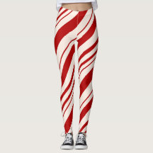 Red and White Candy Cane Stripped