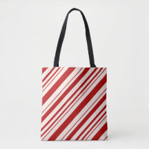 Red and White Candy Cane Stripped
