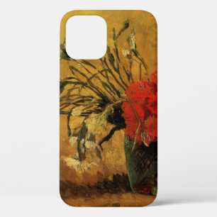 Red And White Carnations by Vincent van Gogh iPhone 12 Case