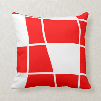 Red and white Chess Cushion