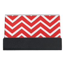 Red and White Chevron