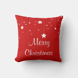 Red and White Christmas Cushion