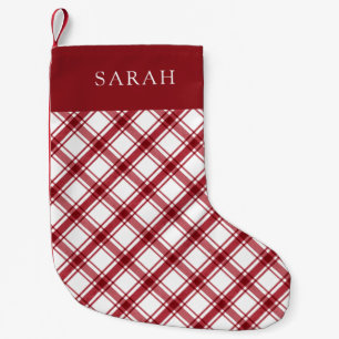 Red and White Christmas Stocking