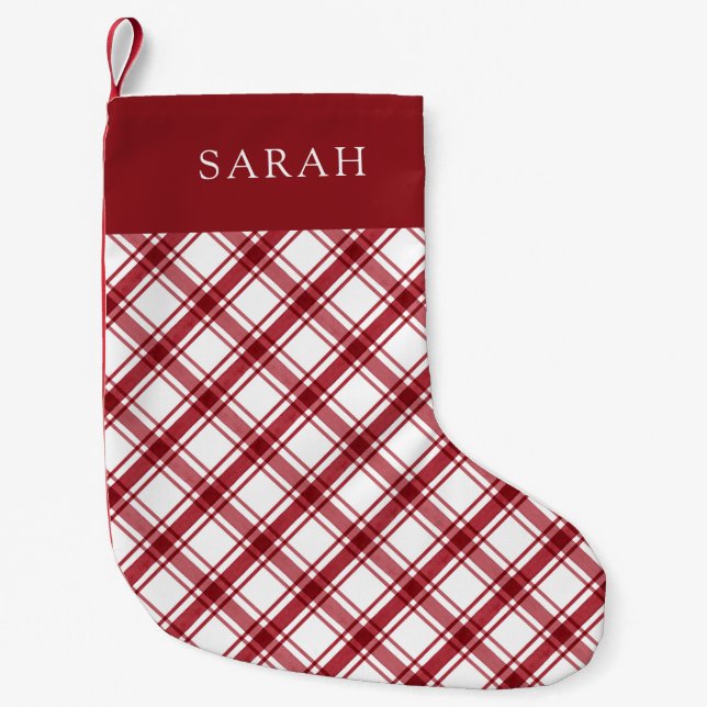 Red and White Christmas Stocking (Front)
