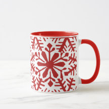 Red and White Christmas Sweater Mug