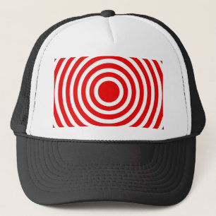 Red and White Circles Trucker Hat