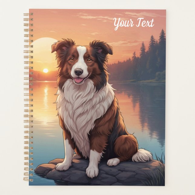 Red and White Collie by Lake Planner (Front)