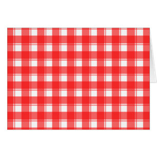 Red and White Country Striped Plaid