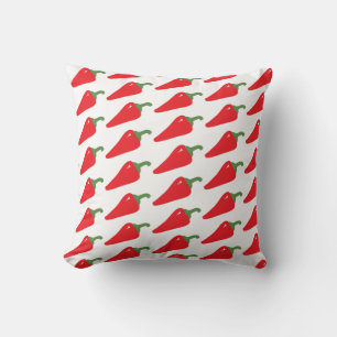 Red and White Decorative Throw Pillow For Sofa