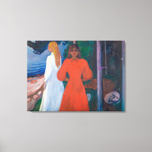 Red and White   Edvard Munch   Canvas Print