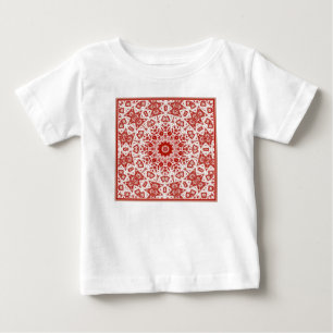 red and white , ethnic  bandana baby T-Shirt