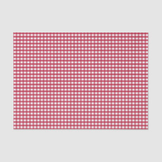 Red and White Gingham  Tissue Paper