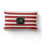Red and White Horizontal Stripes Pattern