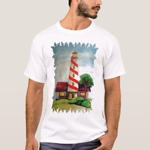 Red and white lighthouse T-Shirt