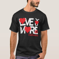 Red and White Love You More Black