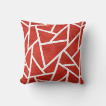 Red and white mosaic pattern