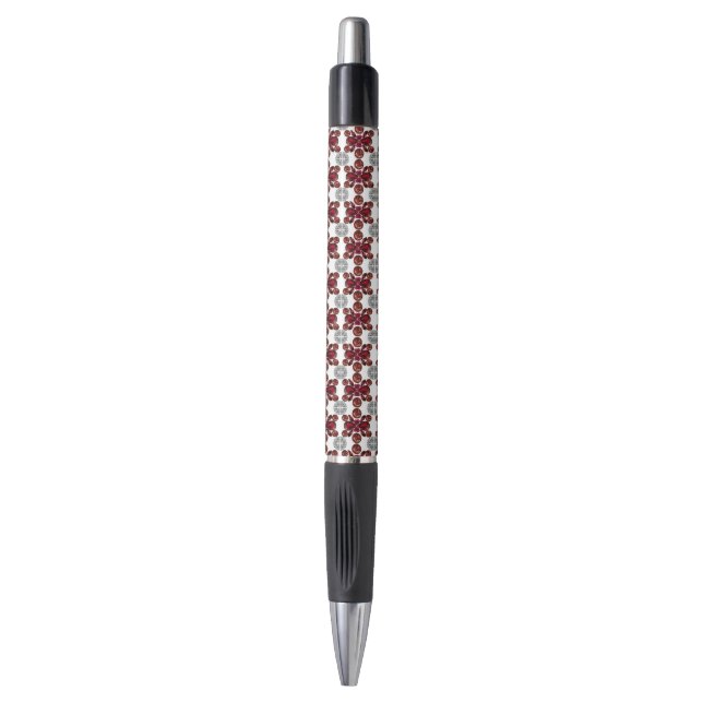 Red and White Pattern (Front Vertical)